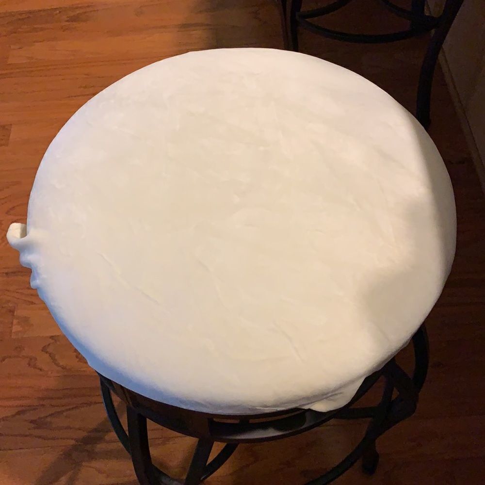 FOUR Velvet dining room chair covers